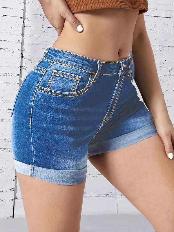 Short Jeans Cintura Alta - Belladama -